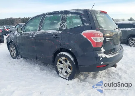2015 Subaru Forester 2.5I from USA, damaged, VIN JF2SJAAC8FH823792